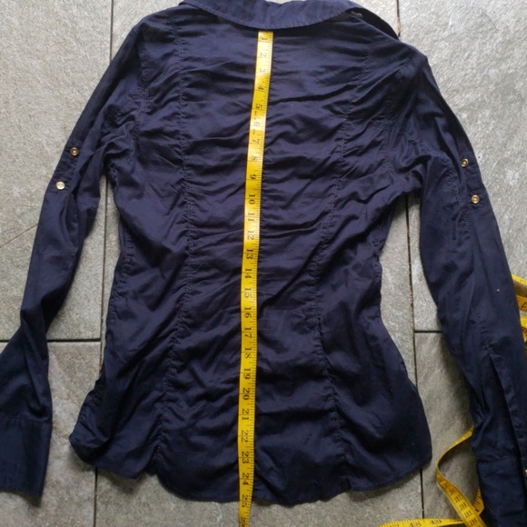 Navy Express Button up - Picture 8 of 8